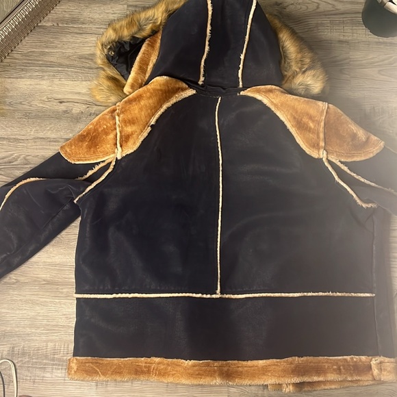 EL JEFE SHEARLING MOTO JACKET - Picture 3 of 4